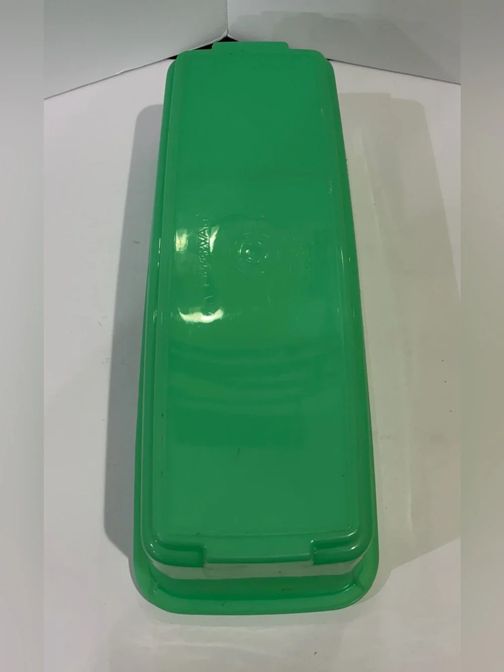 Vintage Tupperware Jadeite Celery and Vegetable Keeper Set